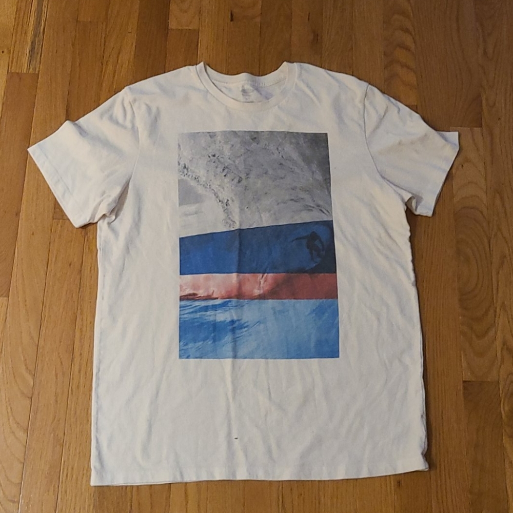 White Surfing Tee Shirt